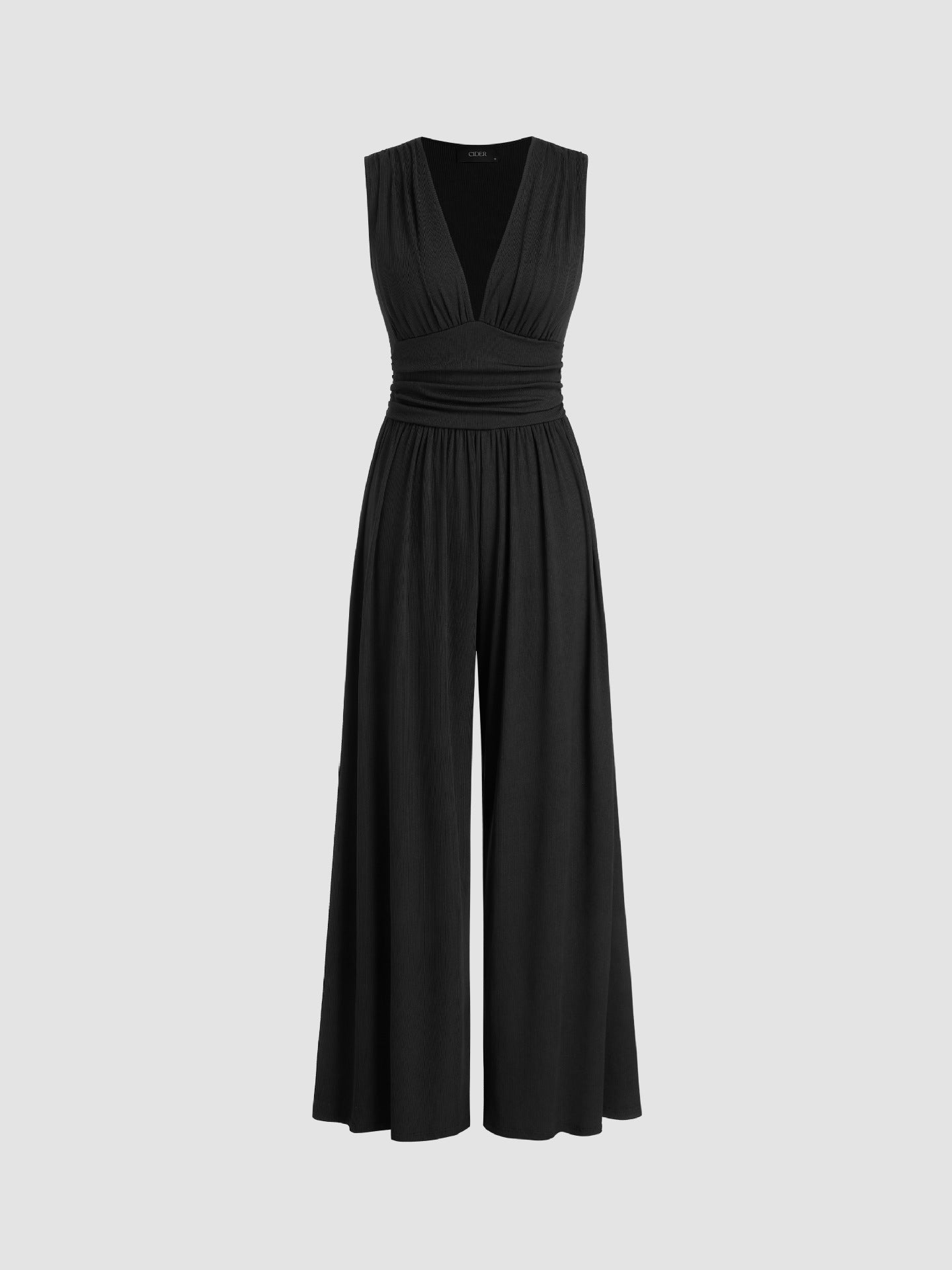 Alaina™ | Chic Sleeveless Wide-Leg Jumpsuit