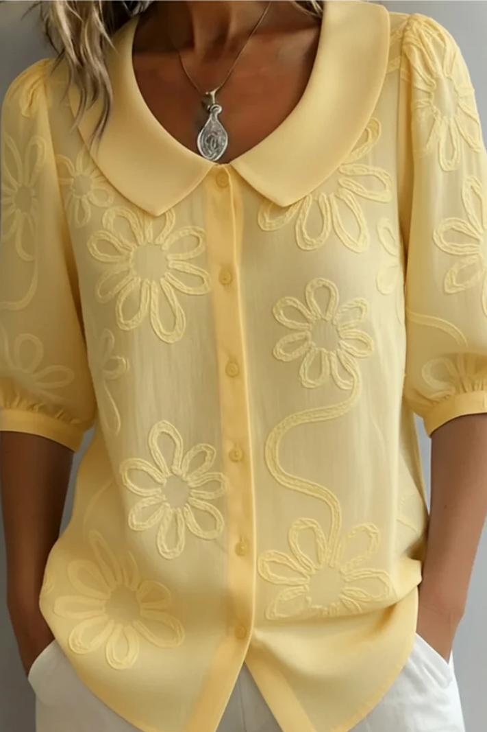Lauren™ │ Elegant Floral Blouse