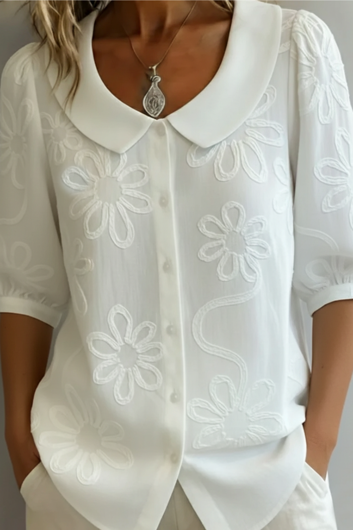 Lauren™ │ Elegant Floral Blouse