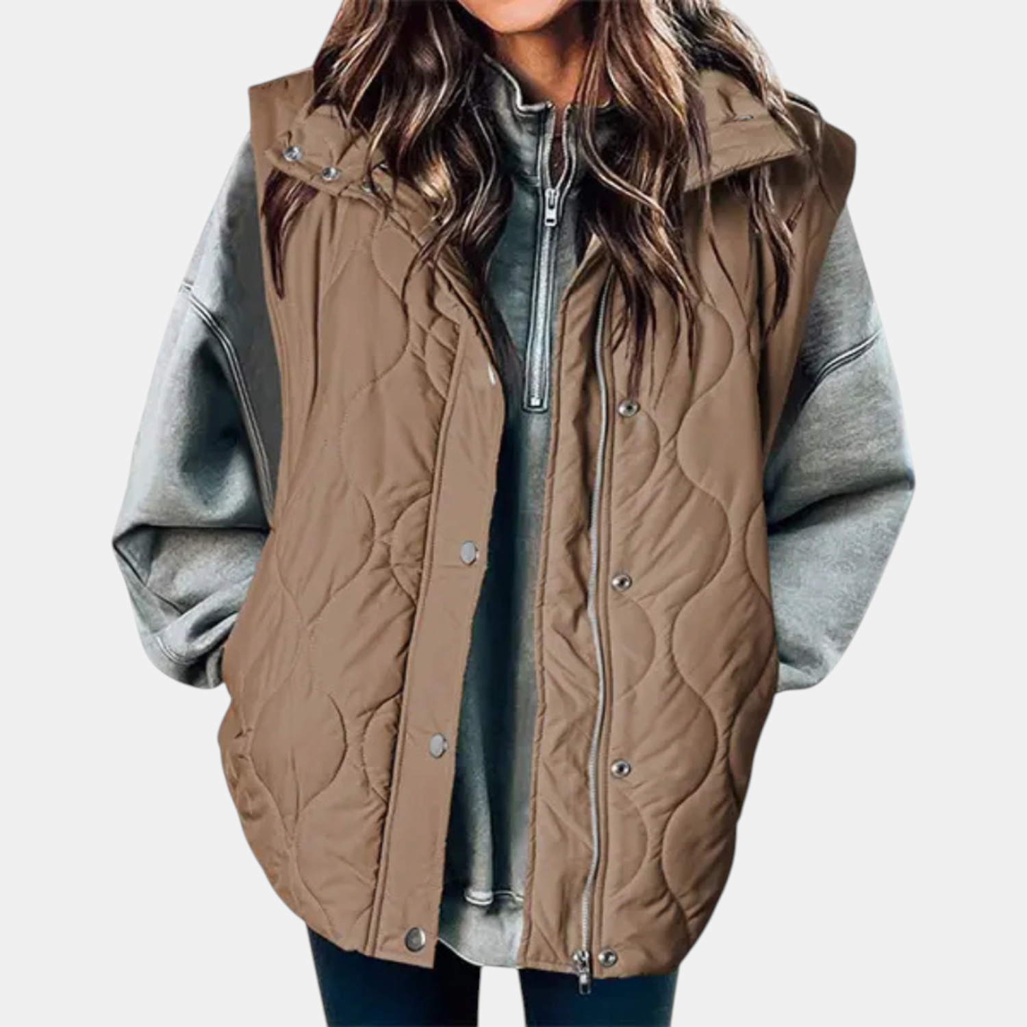 Jeannie™ | Hooded Quilted Puffer Vest