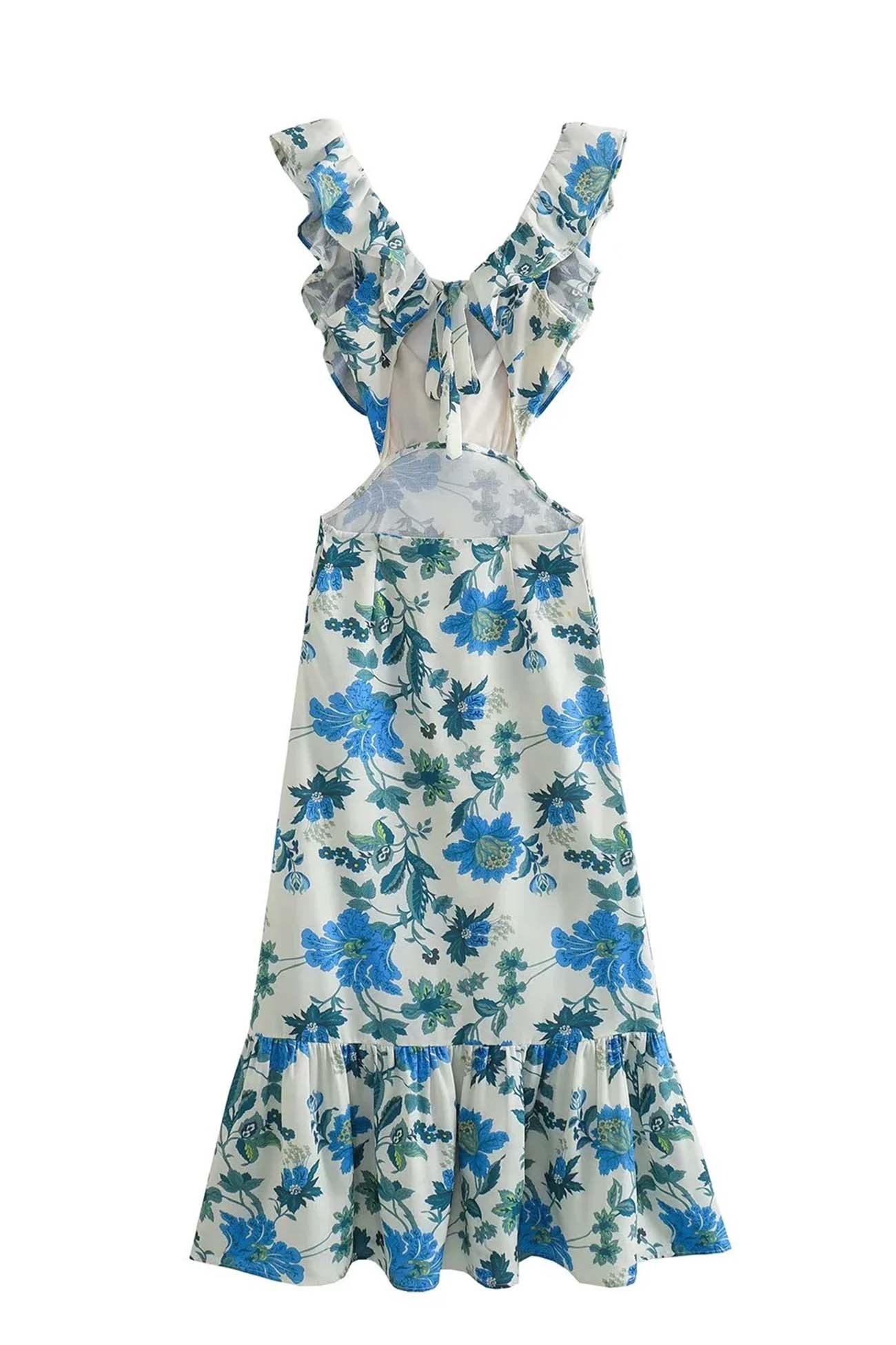 Yafit™ | Floral Ruffle Dress