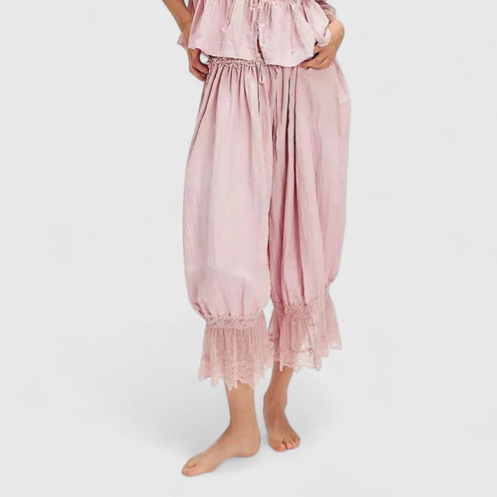 Lavinia | Flowing Wide-Leg Trousers