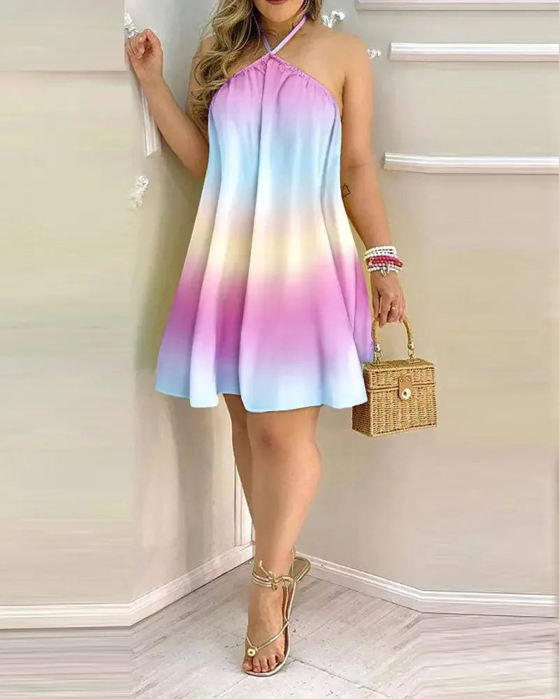 Rafaela™ | Beach Soft Fabric Halter Dress