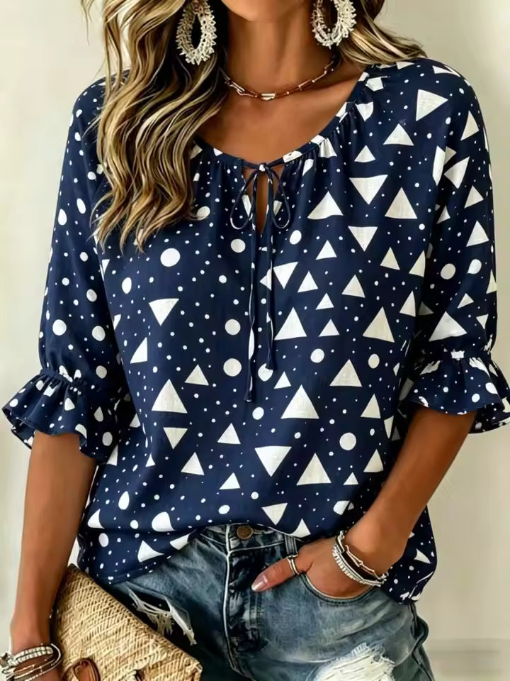 Sloane™ | Polka Dot Print Blouse