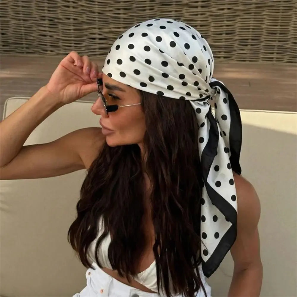 Kalani™ | Vintage Inspired Polka Dot Scarf