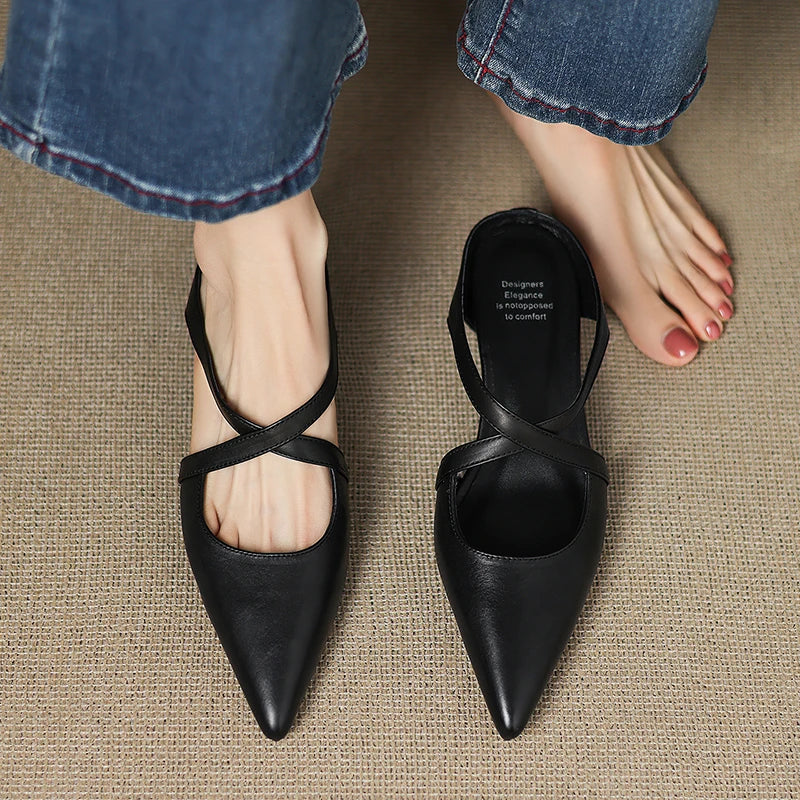 Zoya - Genuine Leather Mules