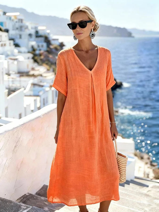 Goldie™ | Effortless style warm sunny day dress