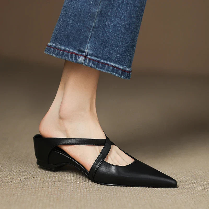 Zoya - Genuine Leather Mules