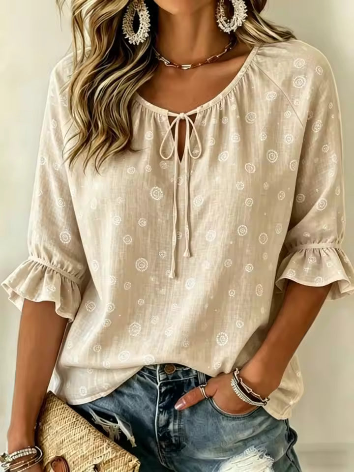 Sloane™ | Polka Dot Print Blouse