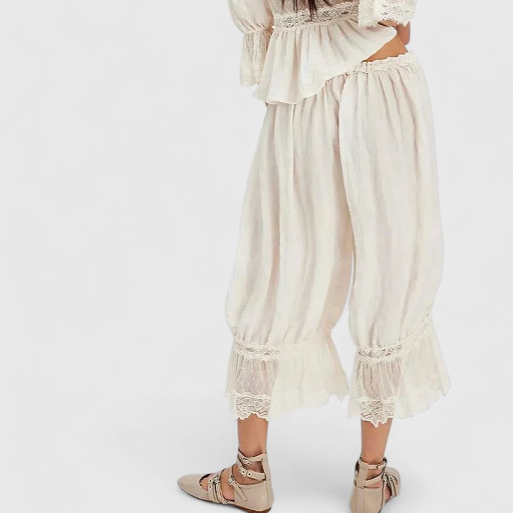 Lavinia | Flowing Wide-Leg Trousers