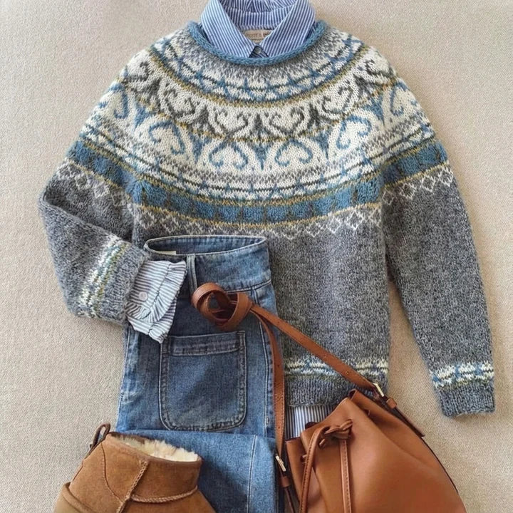 Cheryl™ | Chic Vintage Knit Sweater