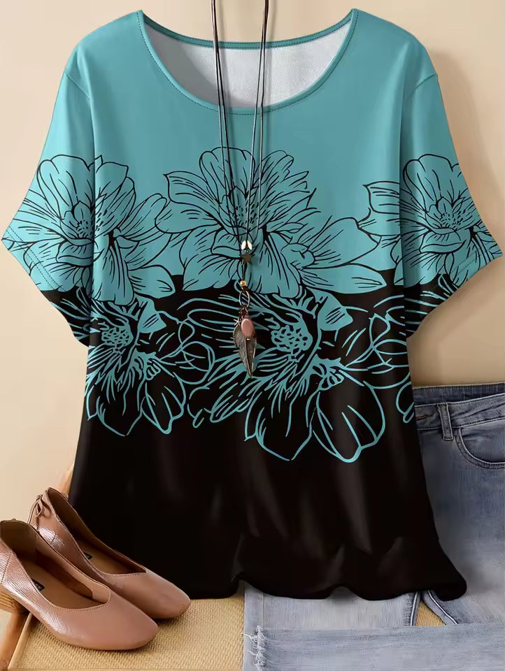 Elsinore™ | Oversized floral print shirt