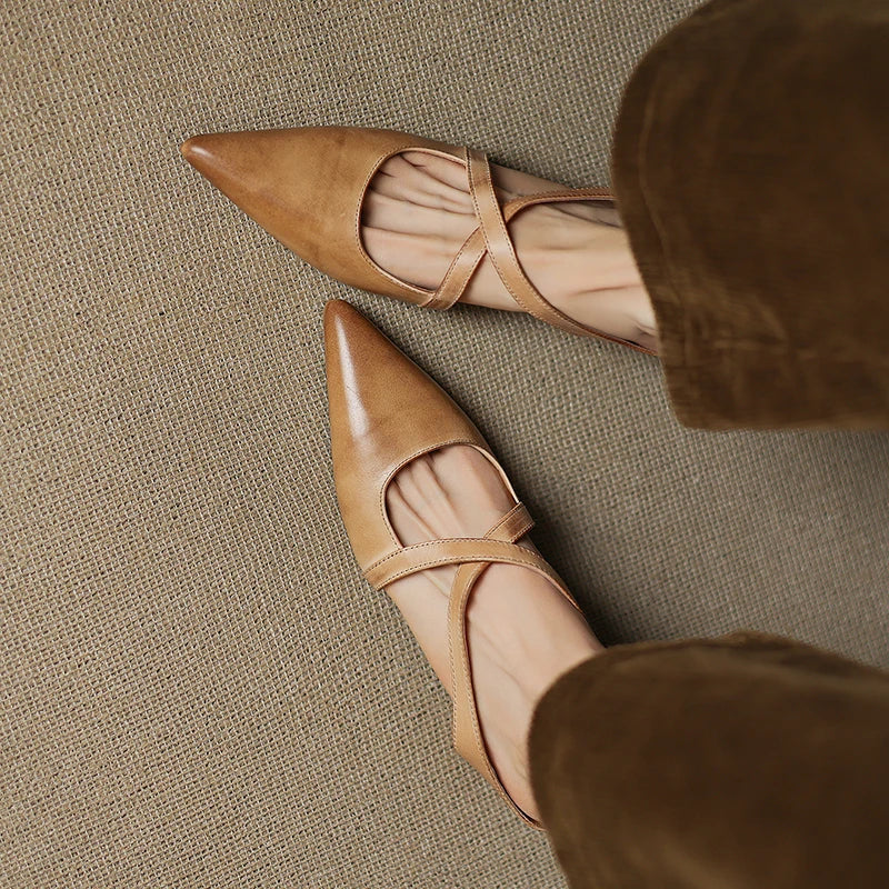 Zoya - Genuine Leather Mules