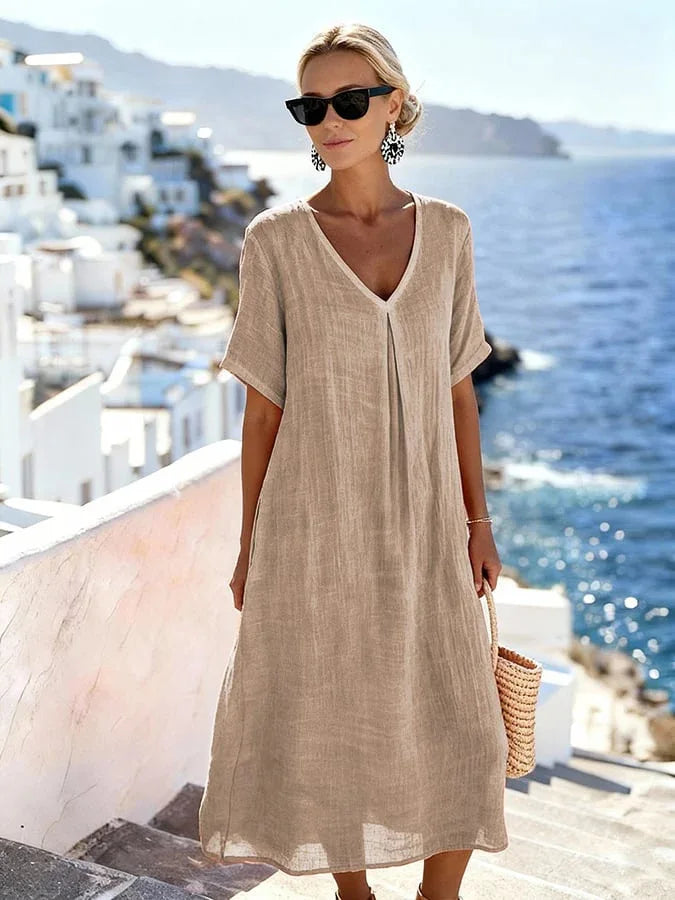 Goldie™ | Effortless style warm sunny day dress