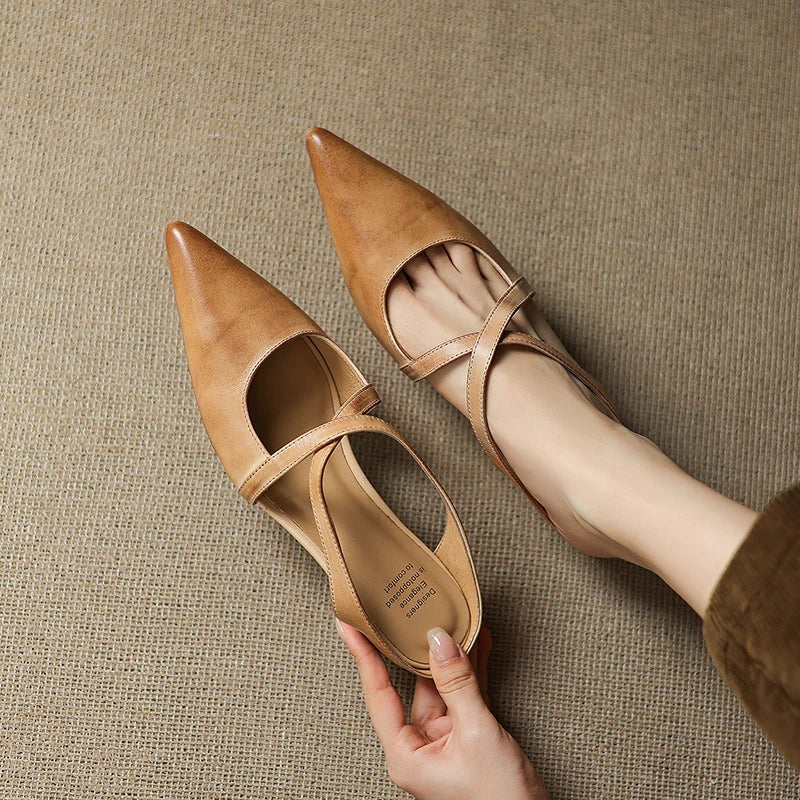 Zoya - Genuine Leather Mules