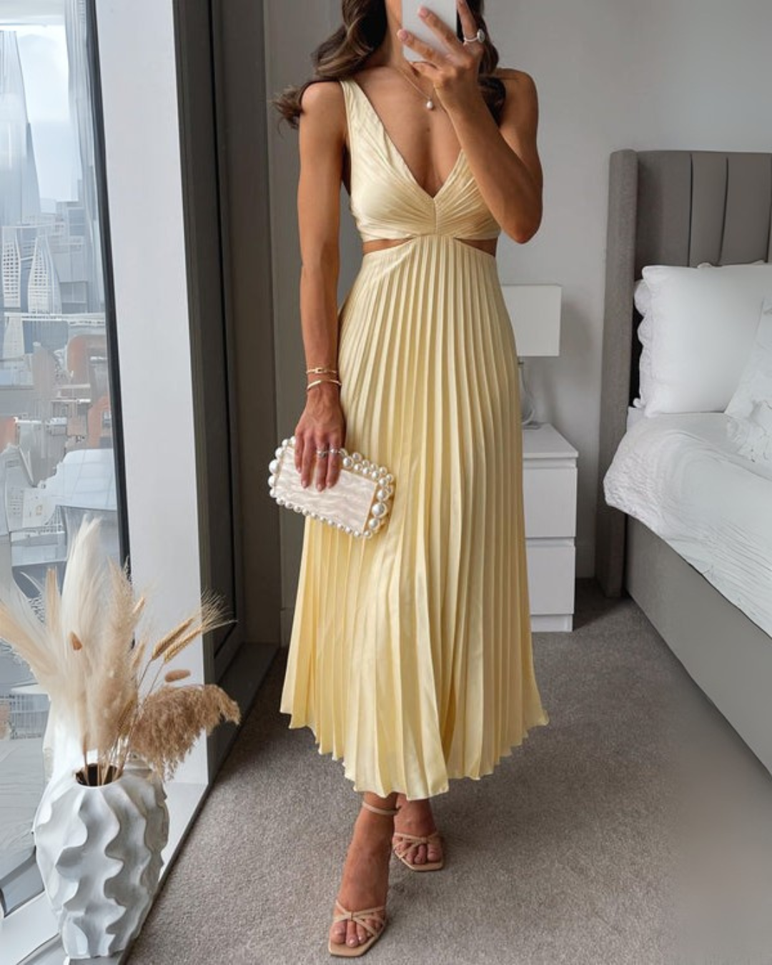 LILY™ | Radiant Twist Dress