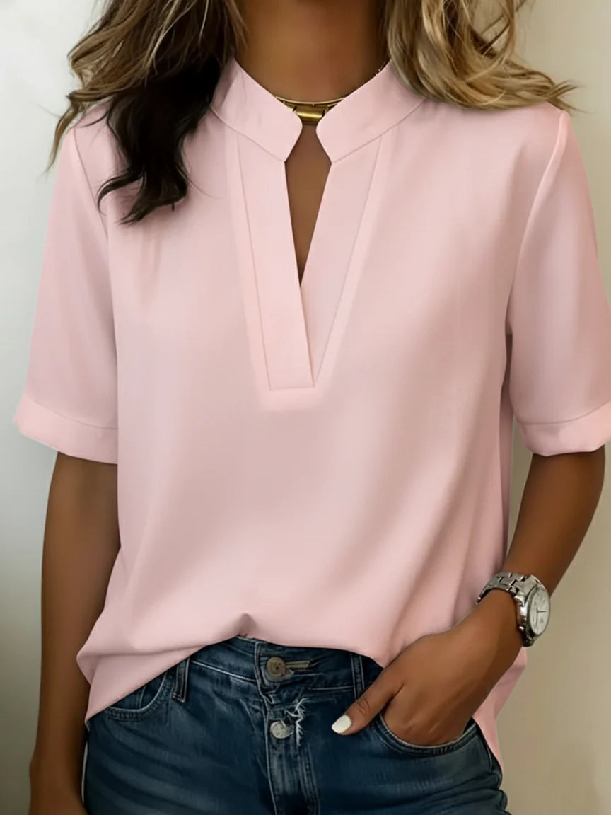 Debra™ | Chic V-neck Blouse