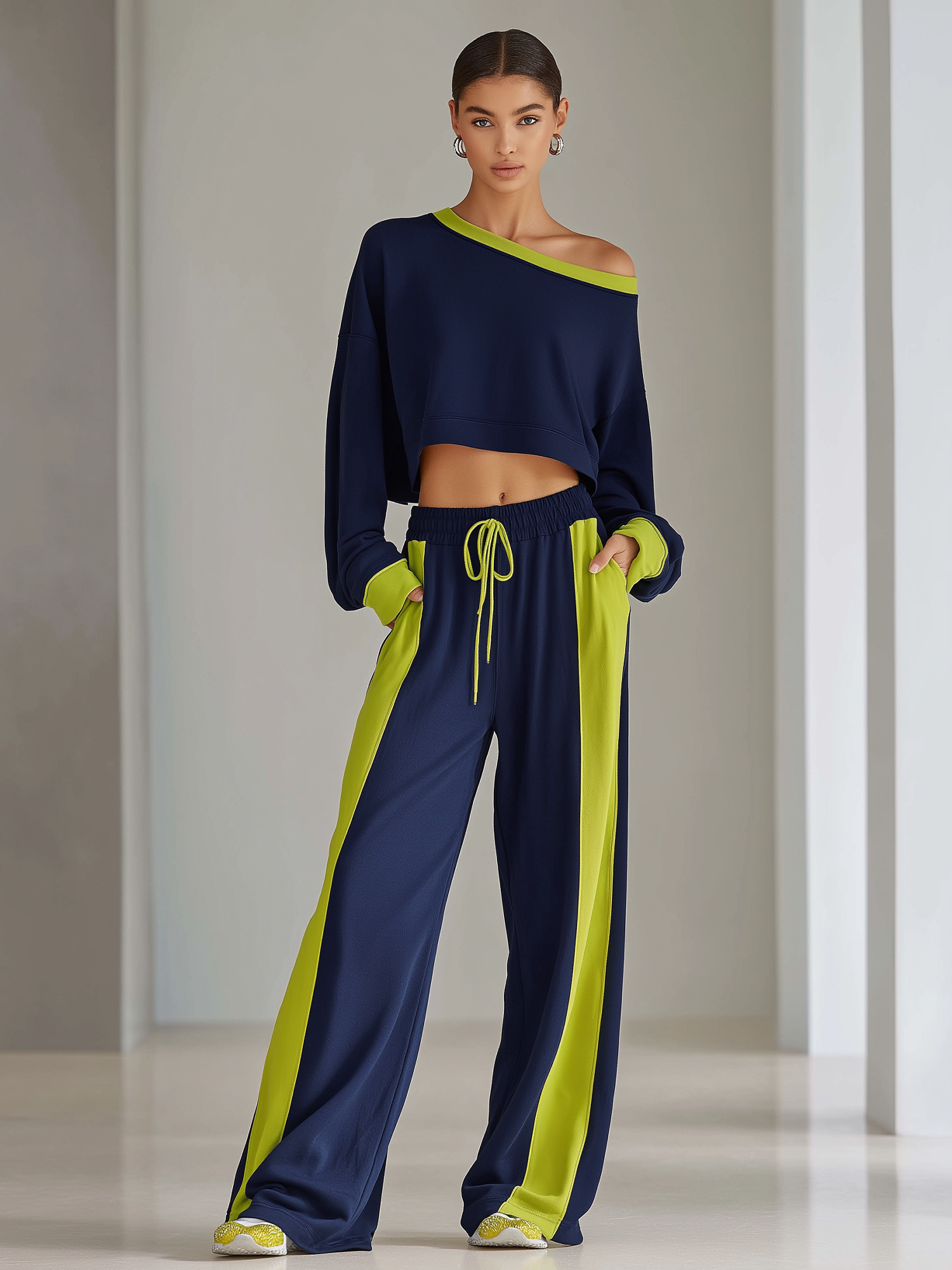 Sophia | Off-Shoulder Two-Piece Set