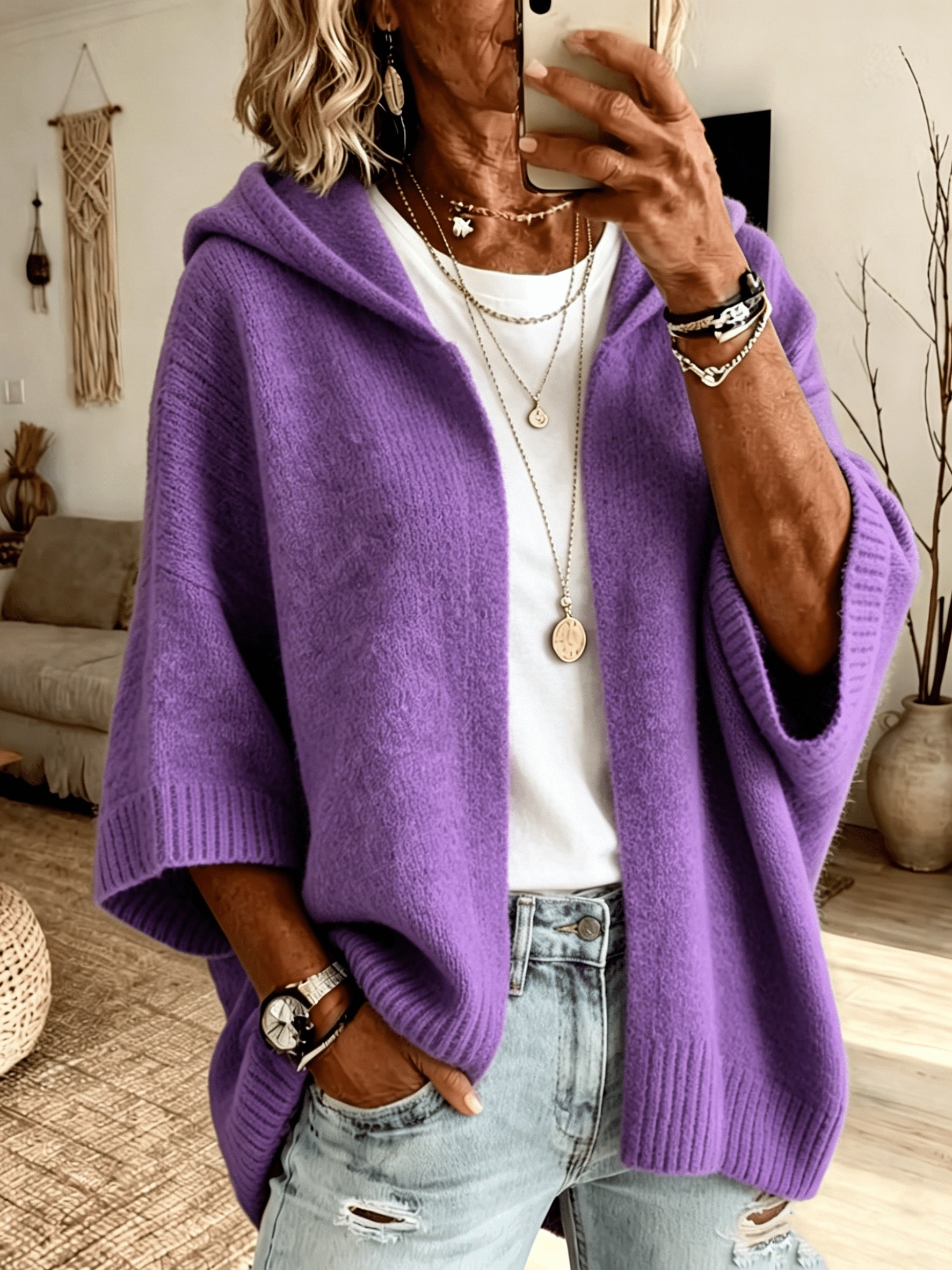 Laurel™ | Women's Elegant Casual Hooded Cardigan