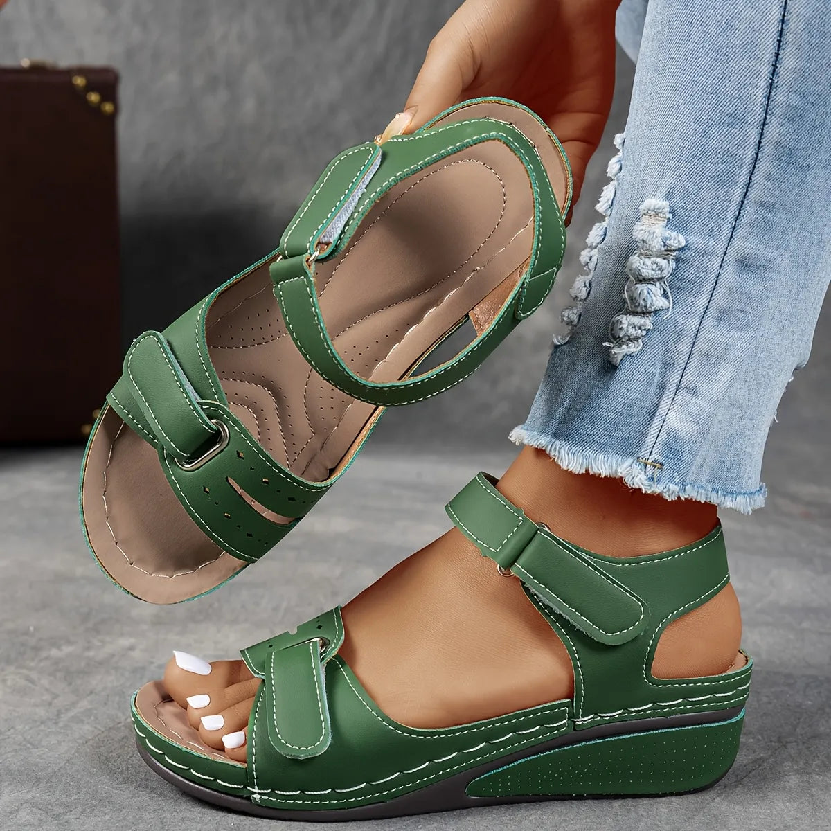 Shawn™ | Orthopedic Comfort Wedge Sandals