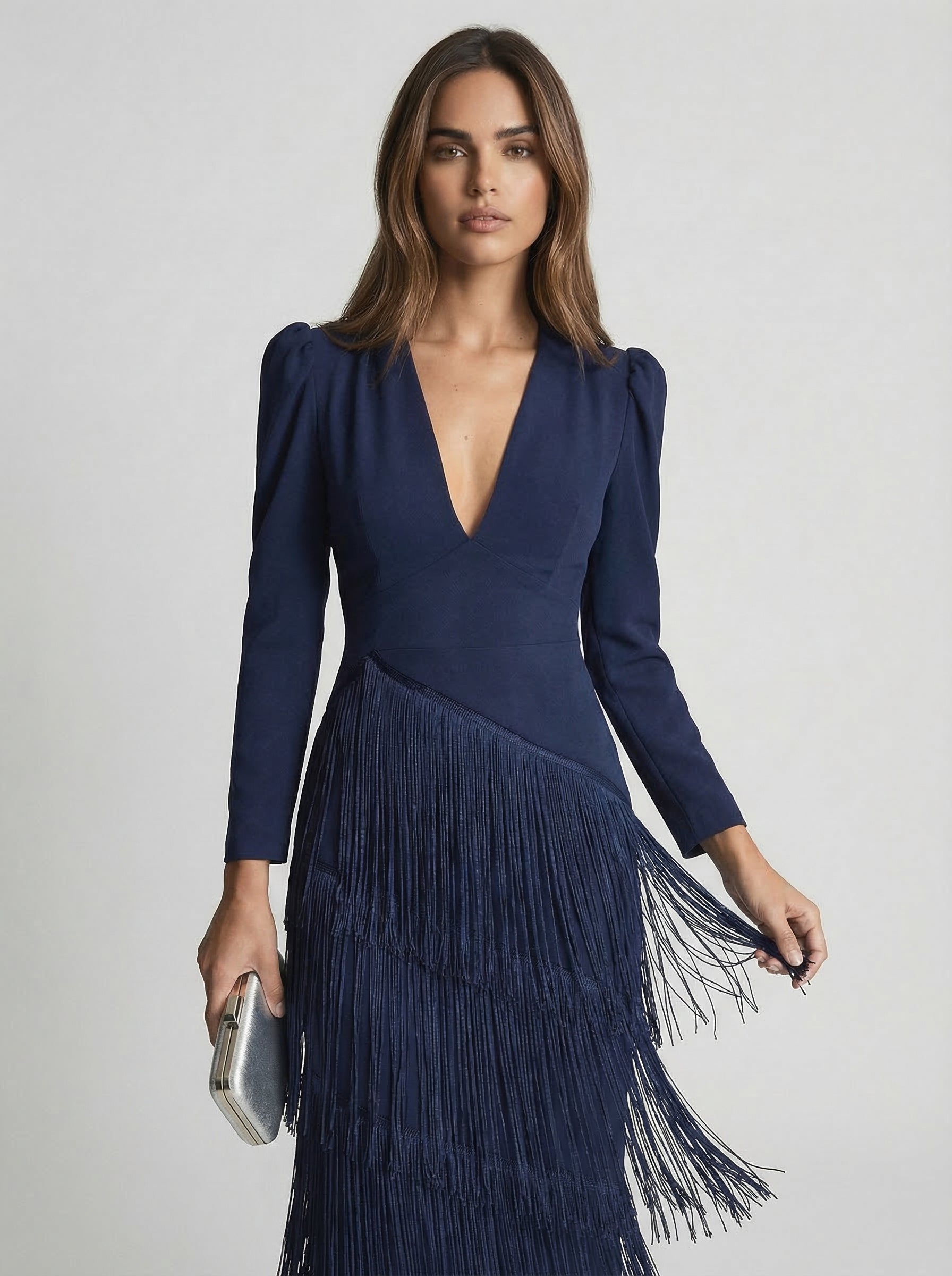 Sage | Fringe Dress