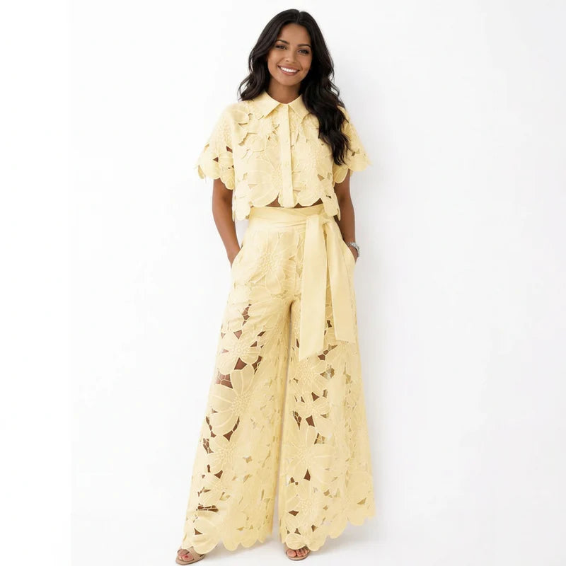 Virelia™ | Floral Two-Piece Set
