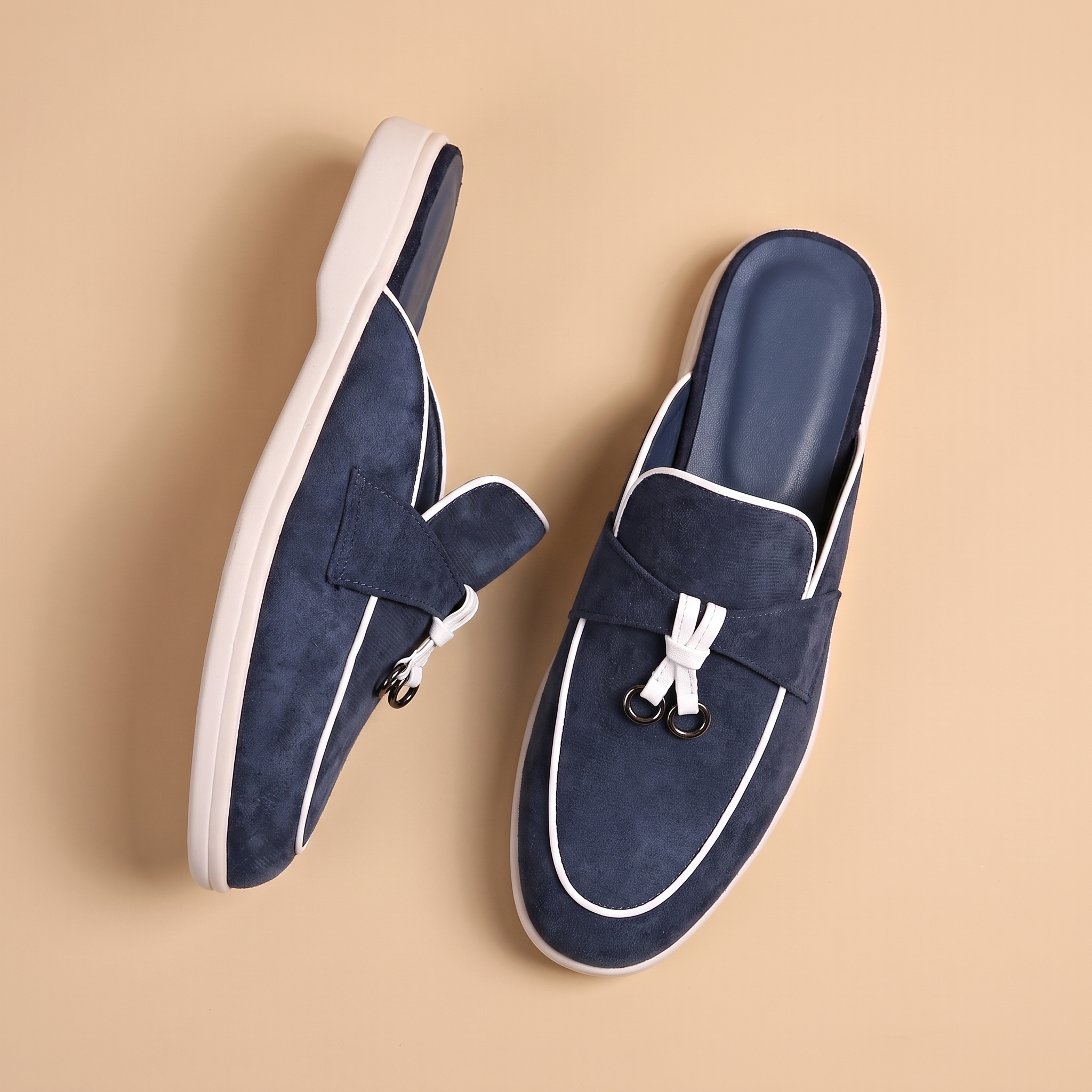 Macey™ | Suede Slip On Mule Loafers