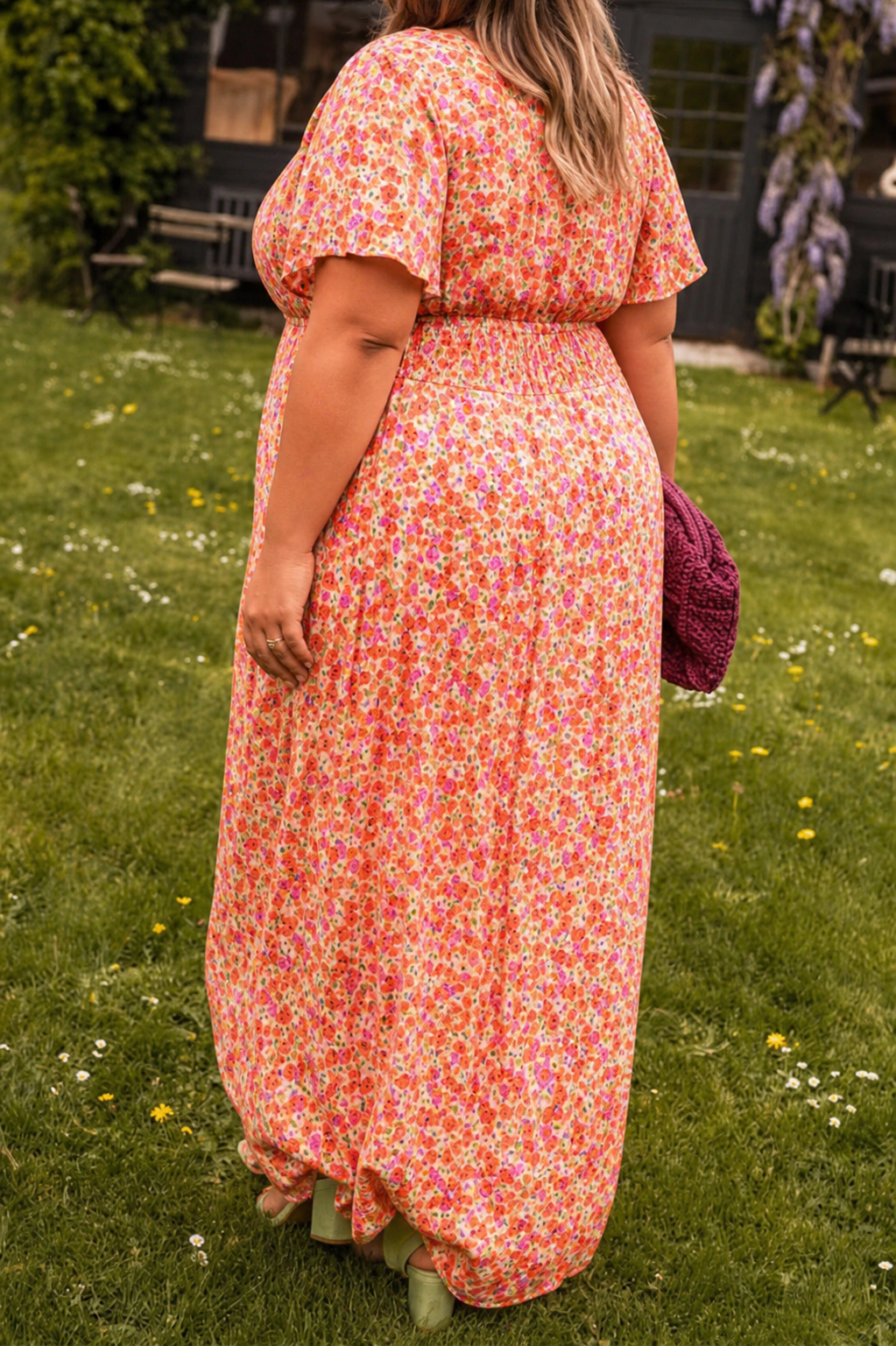 Natalie | Flattering Printed Maxi Dress