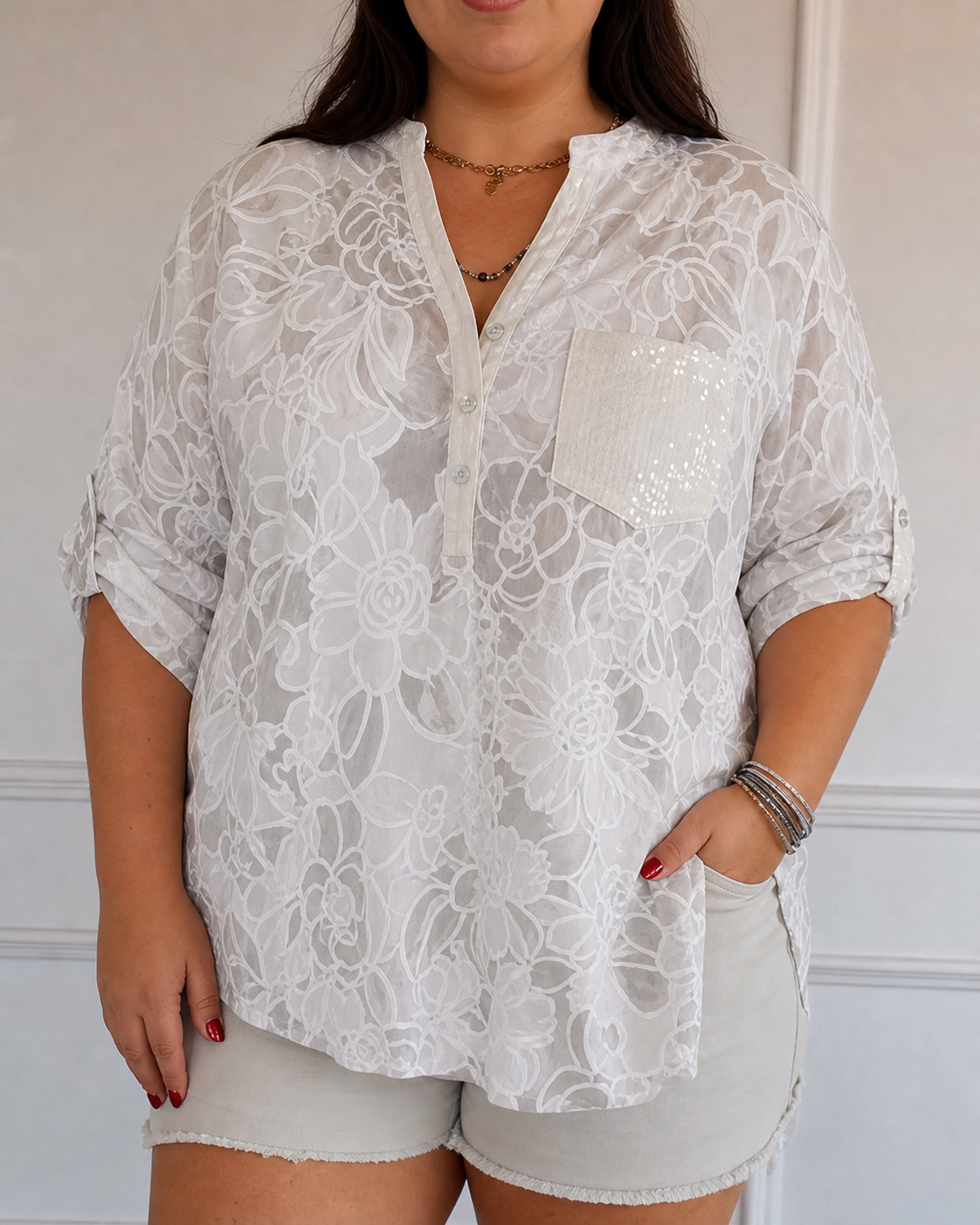 Avery | Elegant Blouse with Pocket