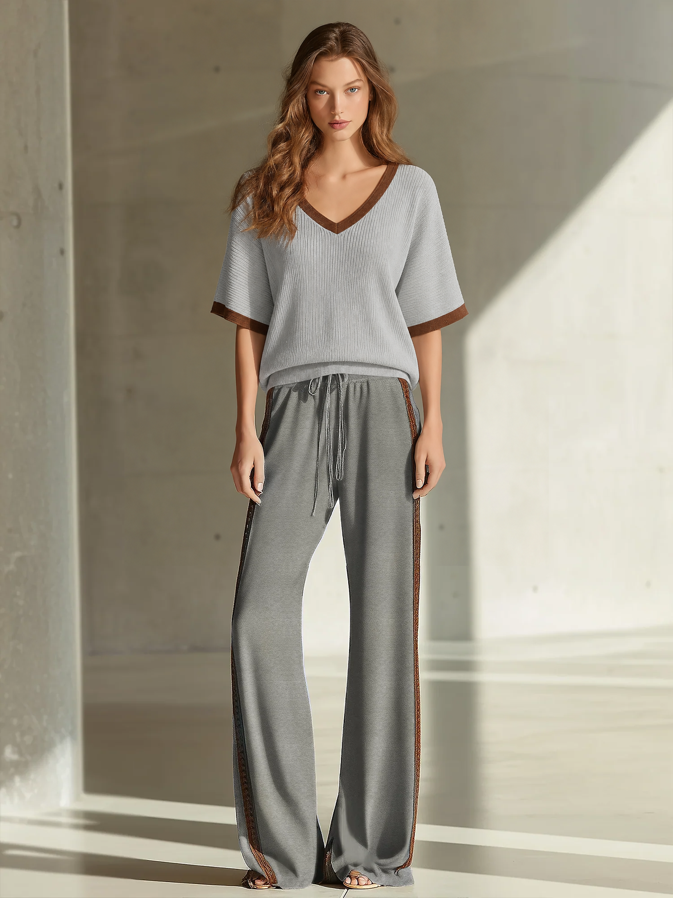 Amanda | Casual Top And Trousers Set
