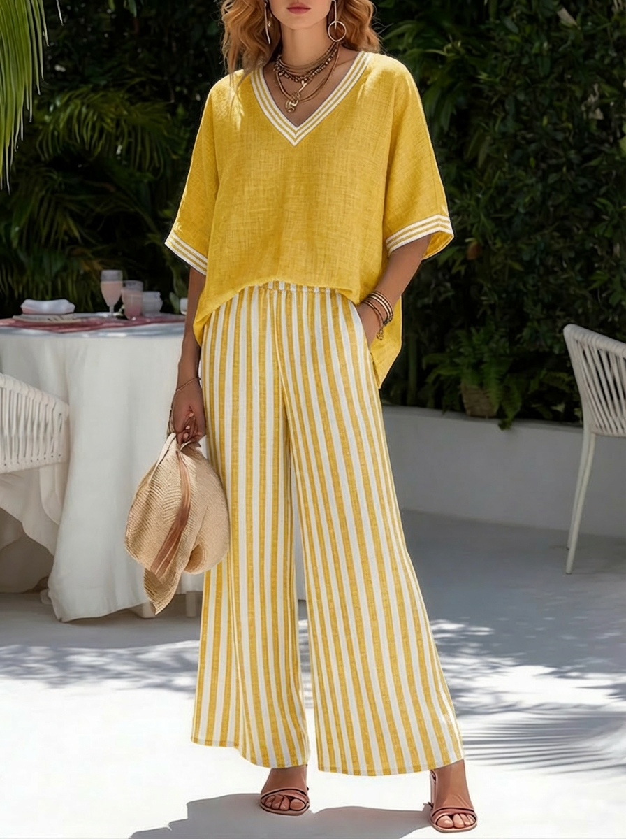 Amalina™ | Stylish Coastal Holiday Pant Set