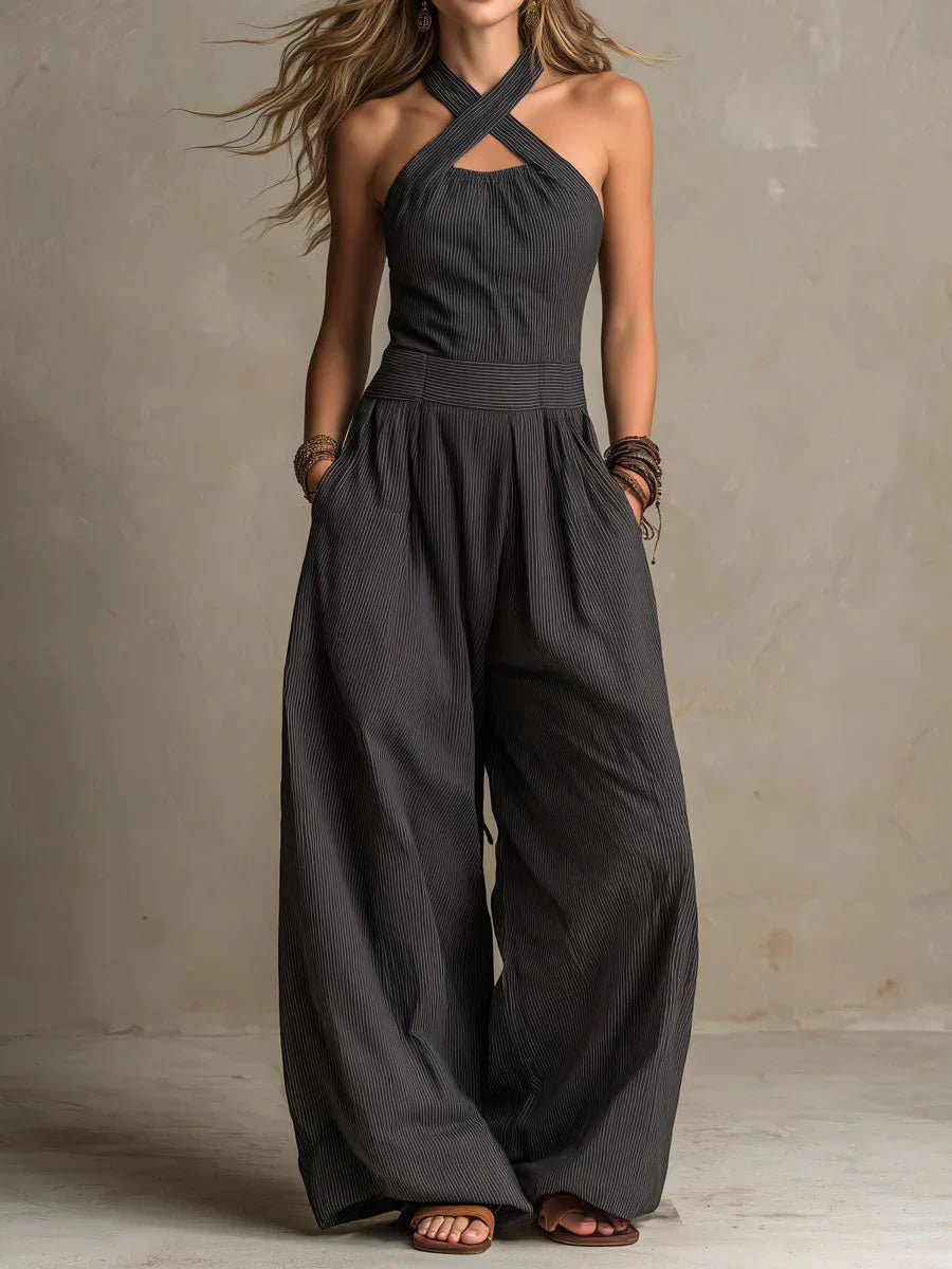 Valentina | Elegant Wide-Leg Jumpsuit
