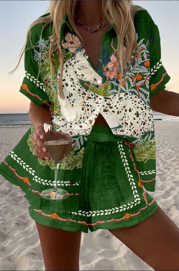 Sky™ | Trendy Beach Party Shorts Set