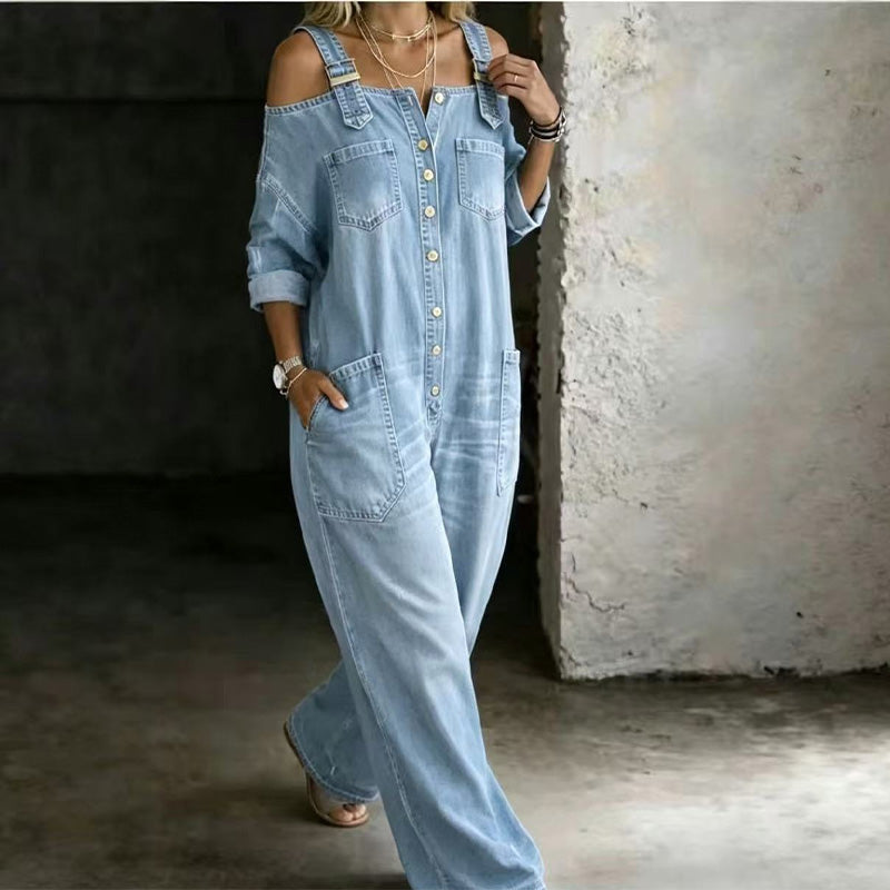 Darian™ | Loose-fitting jumpsuit with wide legs and pockets