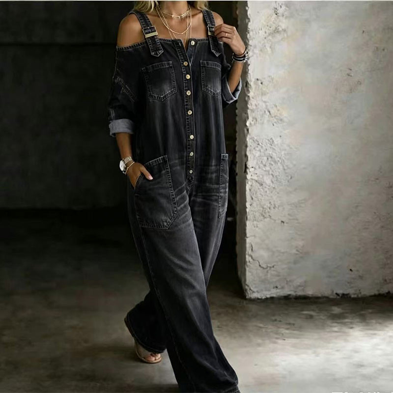 Darian™ | Loose-fitting jumpsuit with wide legs and pockets
