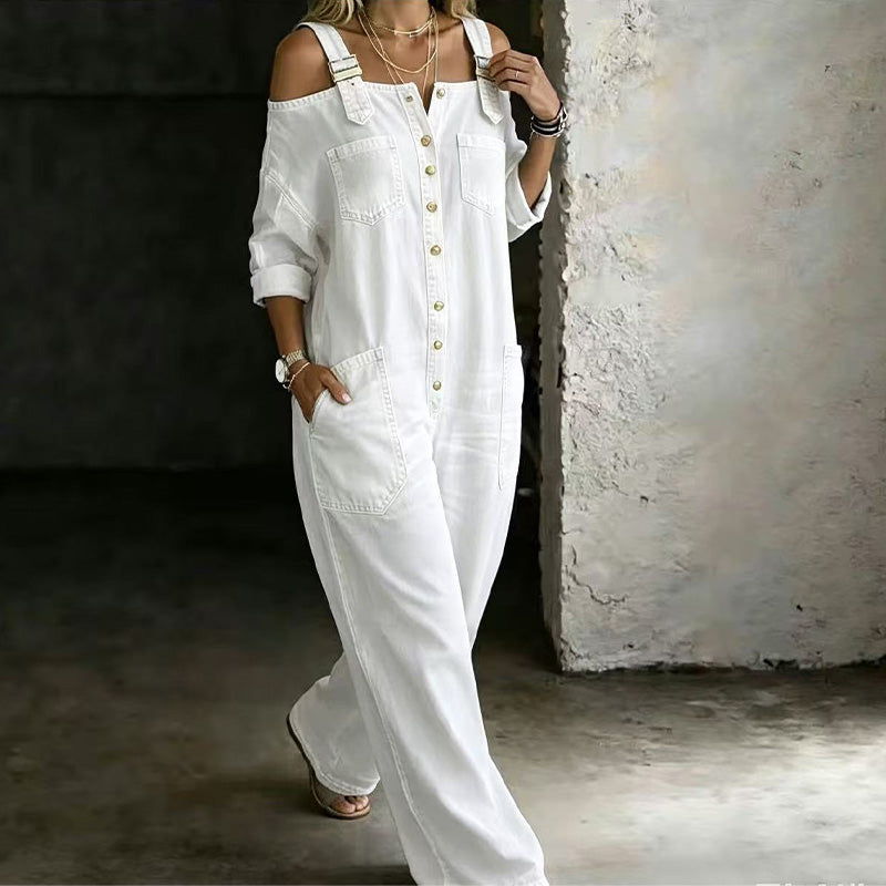 Darian™ | Loose-fitting jumpsuit with wide legs and pockets