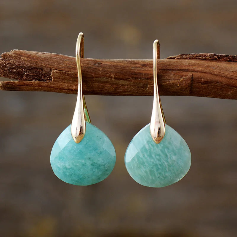 Calyra™ | Gold Drop Handcrafted Earrings