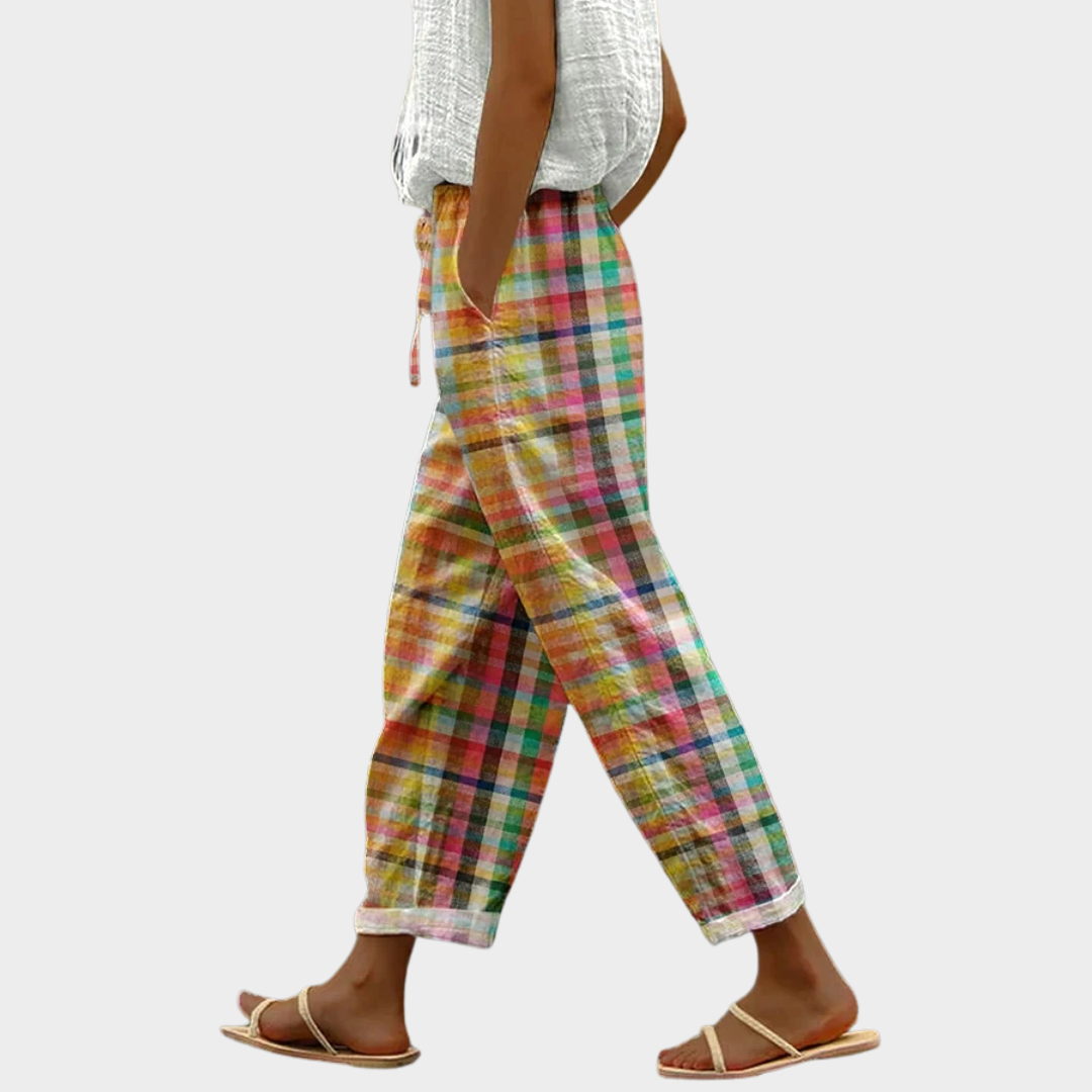 Jacinda™ | Lightweight colorful relaxed summer pants