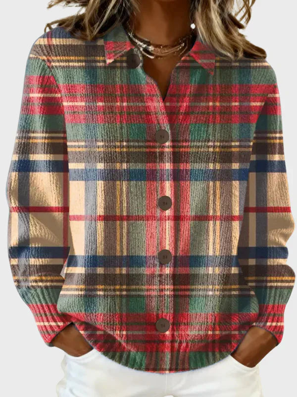 Layla | Retro Plaid Sweater