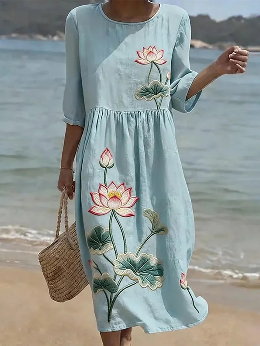 Women’s Casual Floral Print Dress