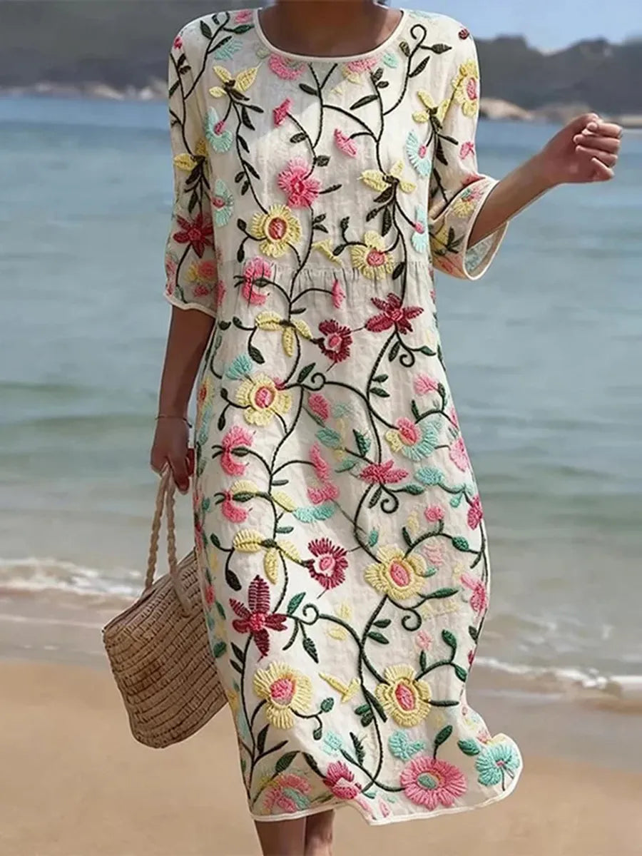 Women’s Casual Floral Print Summer Dress