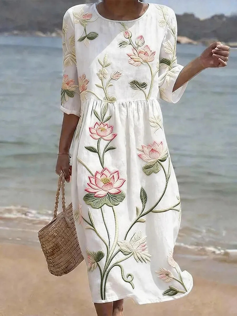 Women’s Casual Floral Print Dress
