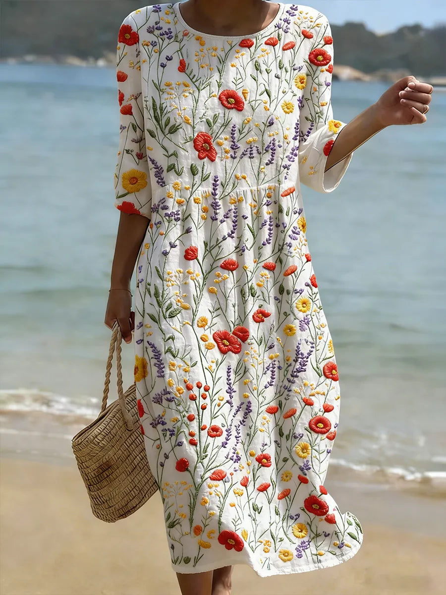 Women’s Casual Floral Print Summer Dress