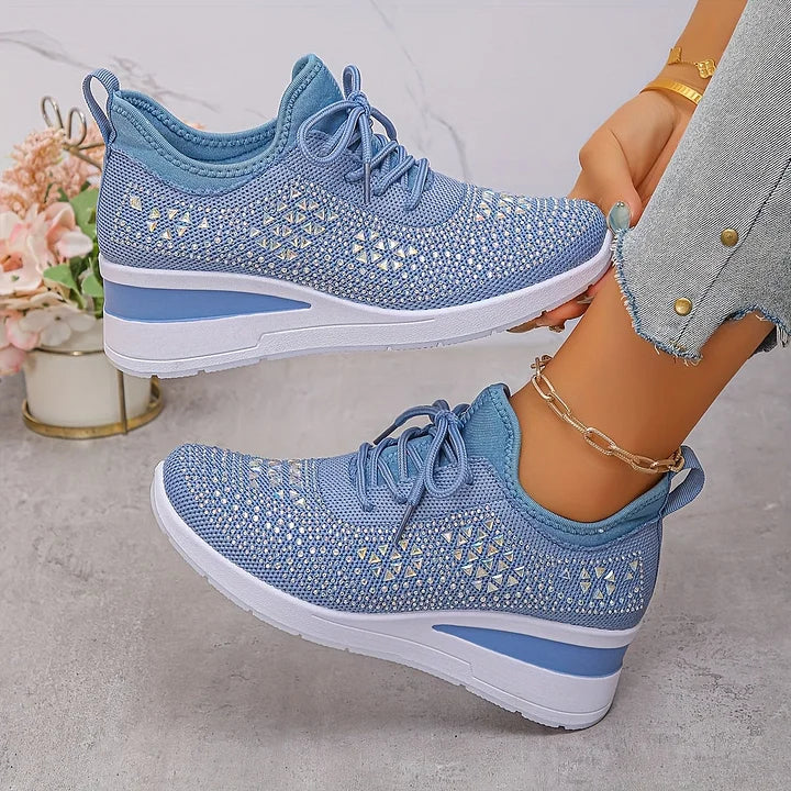 Bonnie | Orthopedic Rhinestone Comfort Sneakers