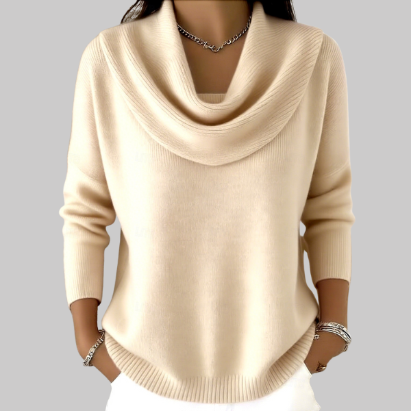 Yael | Soft Cowl Neck Sweater
