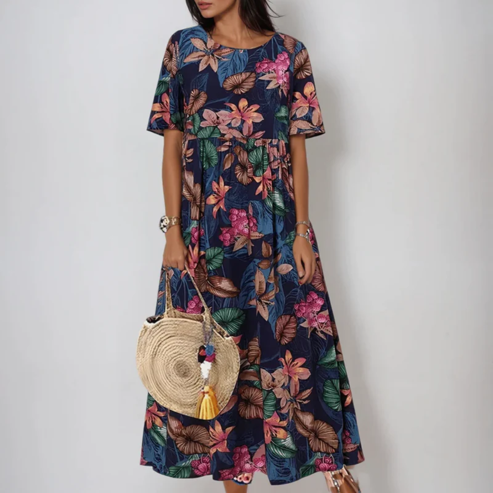 Zarelle™ | Graceful Summer Bloom Dress