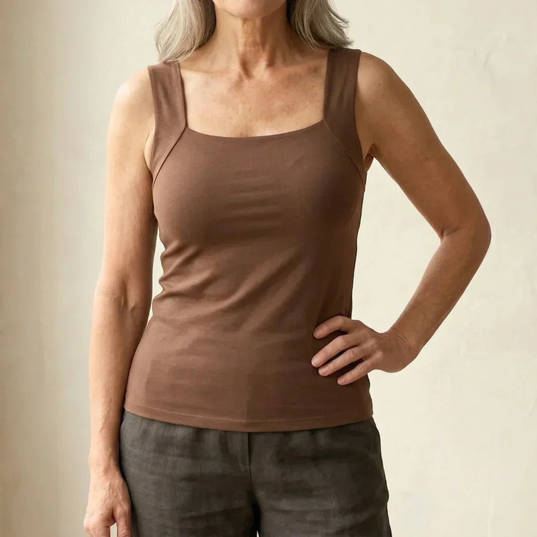 Roxanne™ | Built In Comfort Bra Tanktop