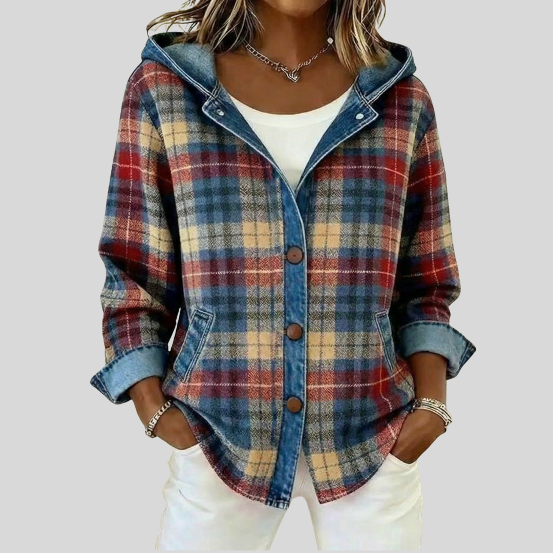 Hildred™ | Hooded Plaid Shacket