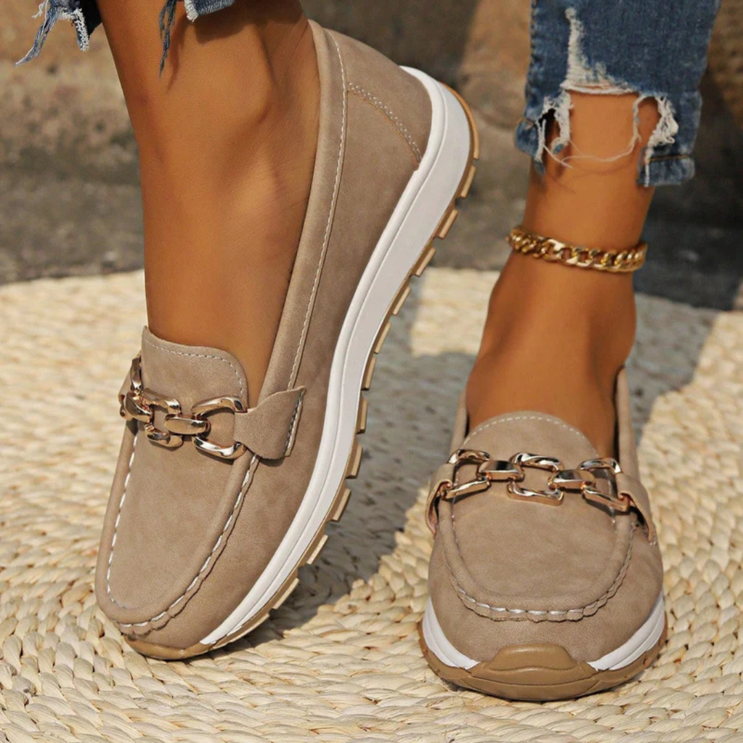 Azaria™ | Comfortable Flat Buckle Loafers