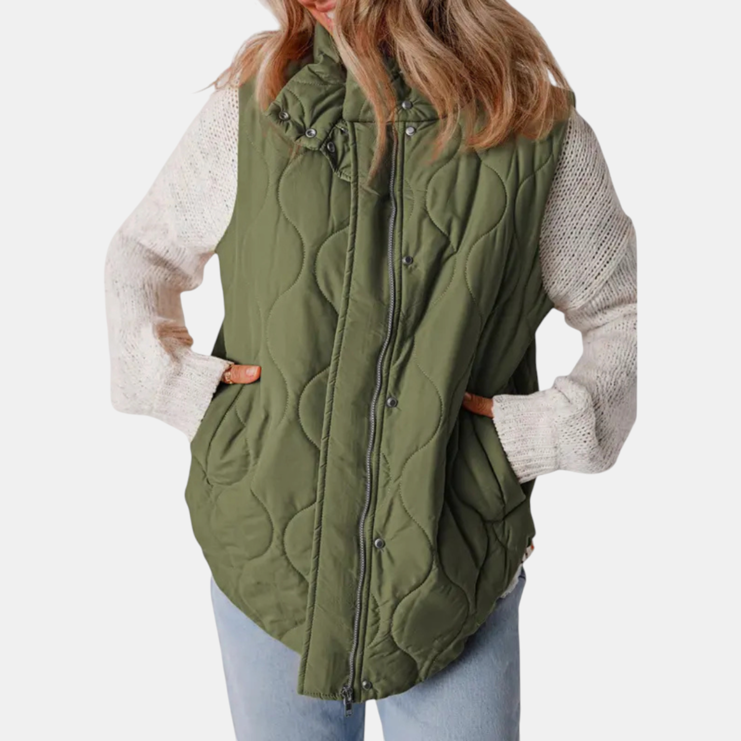 Jeannie™ | Hooded Quilted Puffer Vest
